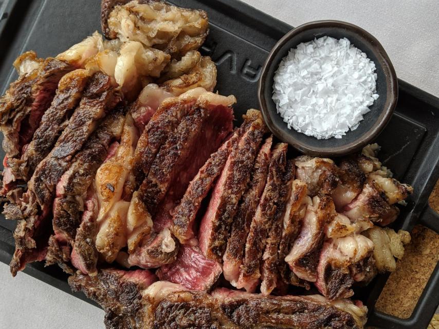 Chuletón de Wagyu en Finca Santa Rosalía