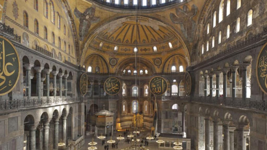 Interior de la catedral de Santa Sofía.