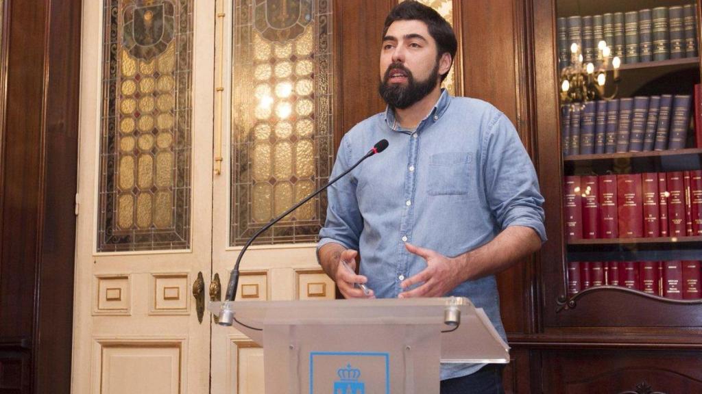 Xiao Varela en una comparecencia