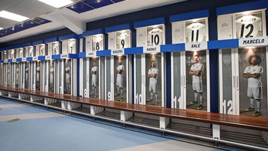 Vestuario del Real Madrid