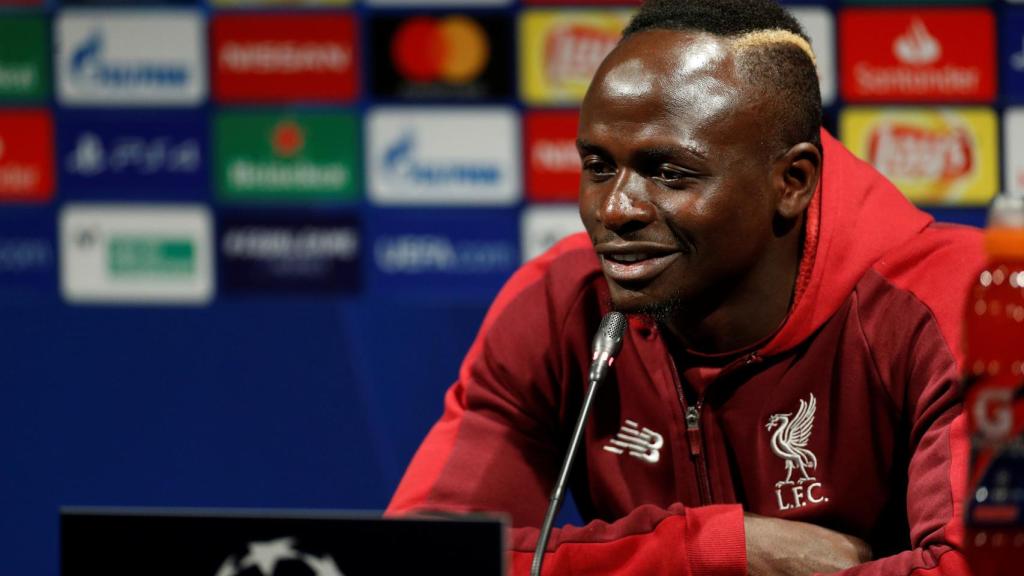 Mané en rueda de prensa