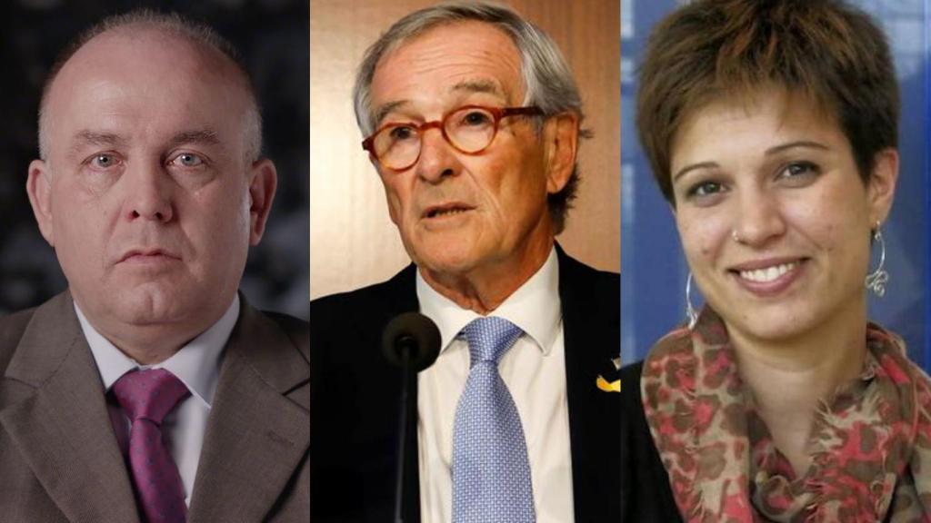 Gonzalo Boye, Xavier Trias y Beatriz Talegón.