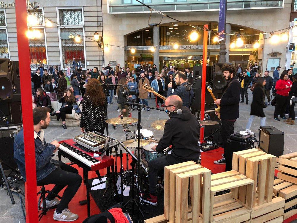 Ambiente en la anterior edición de la Noche Blanca