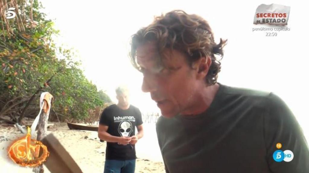 Colate durante su bronca con Loli.