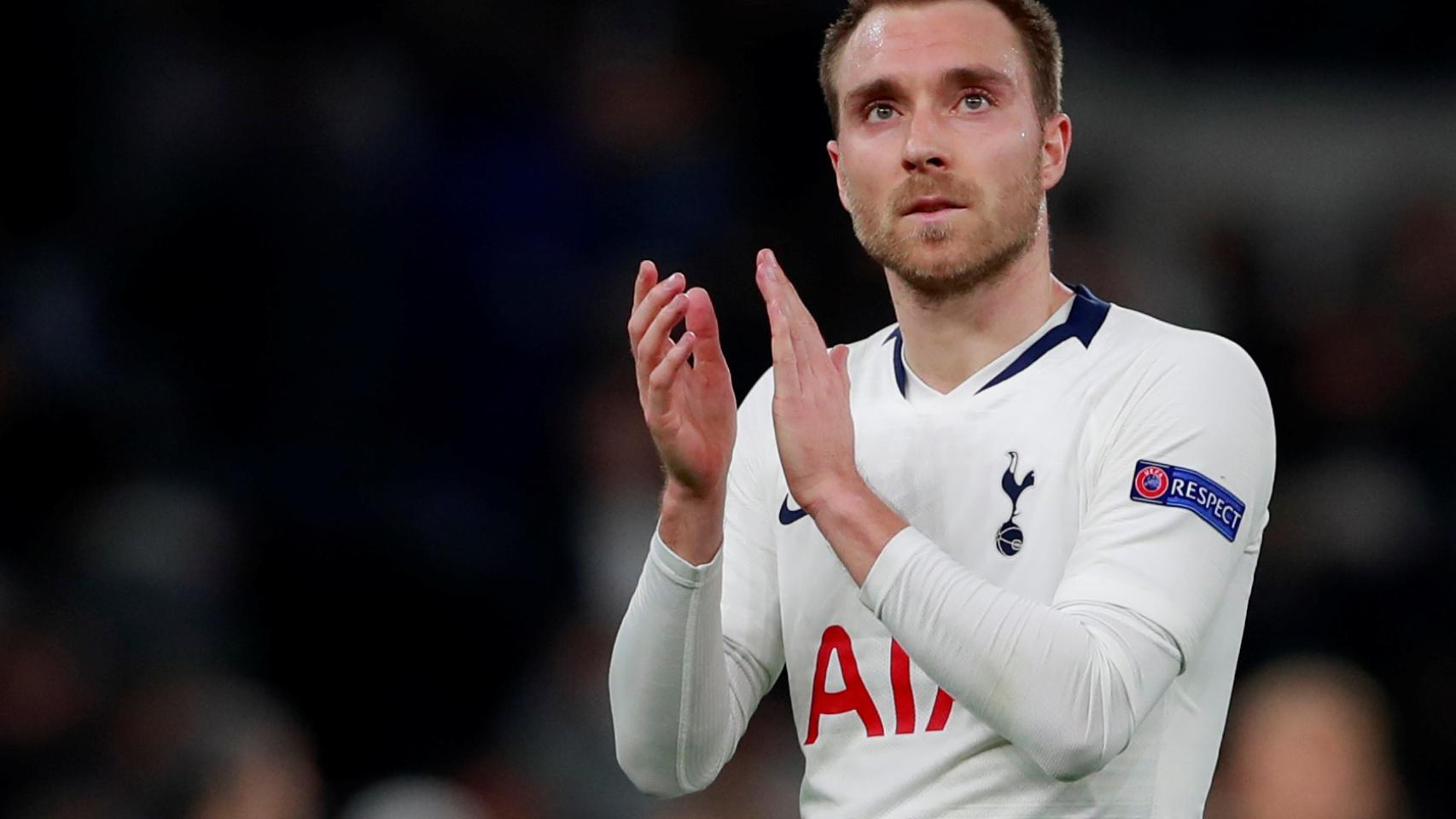 Eriksen, con el Tottenham