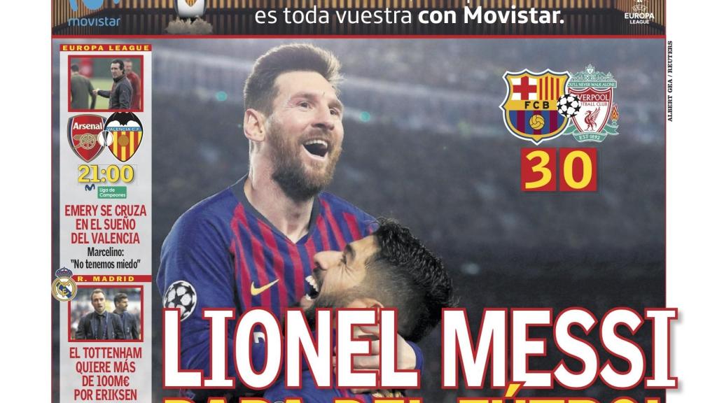 Portada diario AS (2/5/2019)