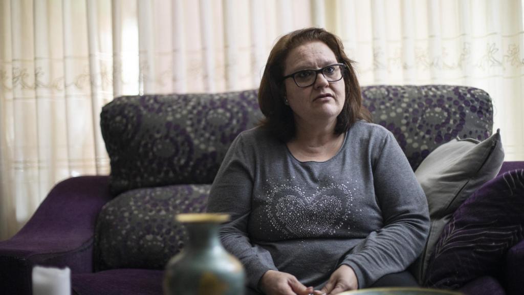 Carmen, mujer de Julio, desaparecido hace 10 años, durante la entrevista con este periódico.
