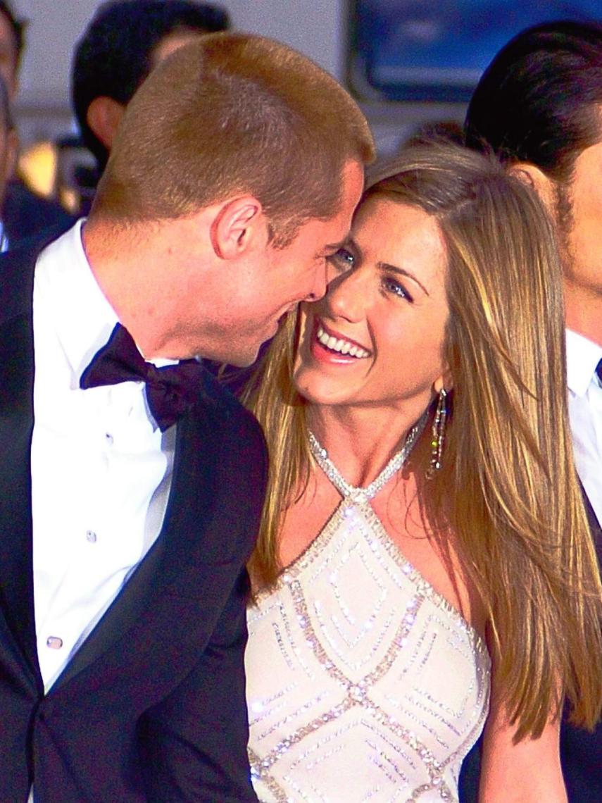 Brad Pitt y Angelina Jolie en el Festival de Cannes en 2004.
