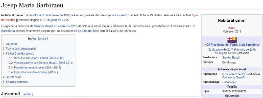 El troleo masivo a Bartomeu