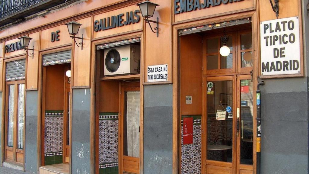 Freiduría de gallinejas. Foto: Philmarin