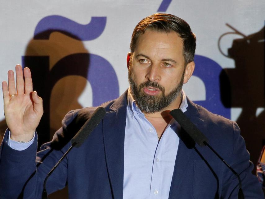 El líder de Vox, Santiago Abascal.