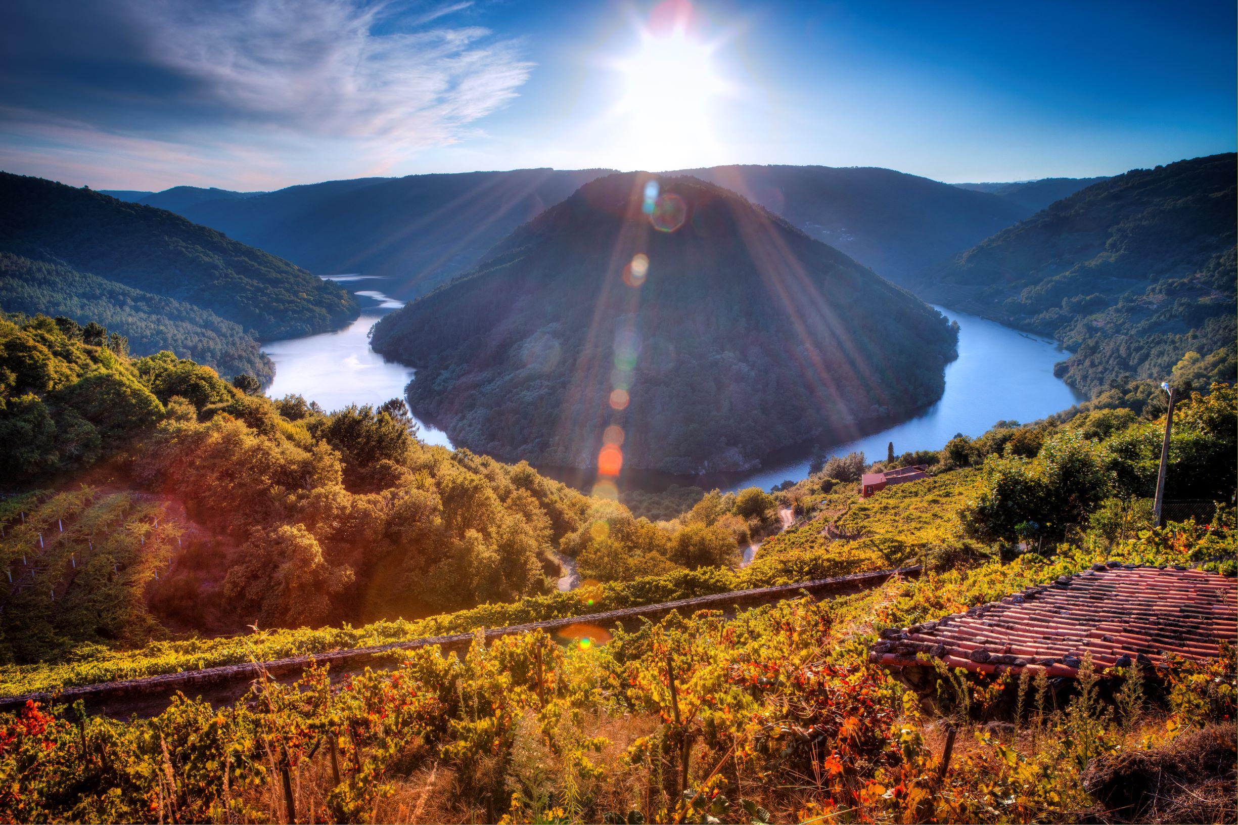 Cañón del Sil, en la Ribeira Sacra
