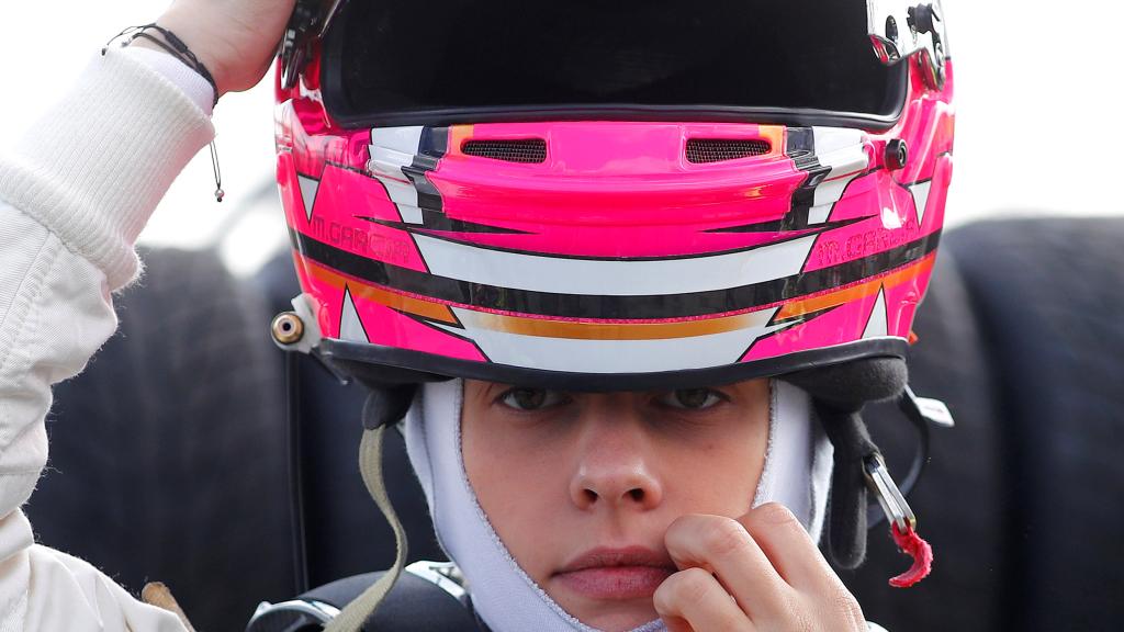 Marta García en un momento de las W Series de Hockenheim