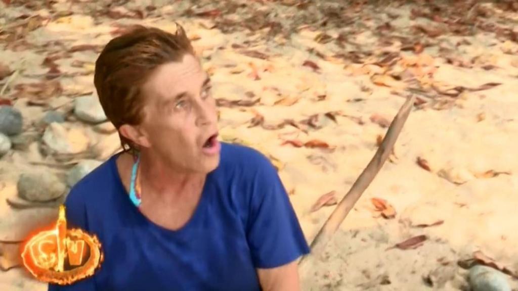 Chelo García Cortés esta semana en uno de sus intentos de pesca.