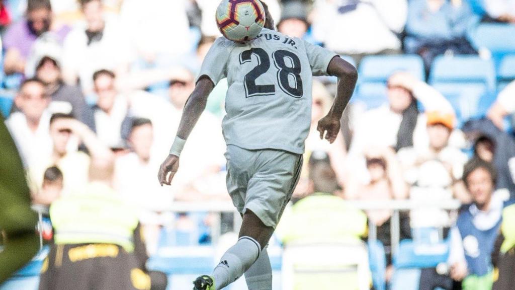 Vinicius, en el duelo ante el Villarreal. Foto: Twitter. (@viniciusjunior)