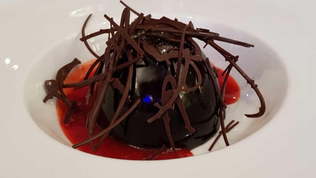 Postre de chocolate de La Tacita