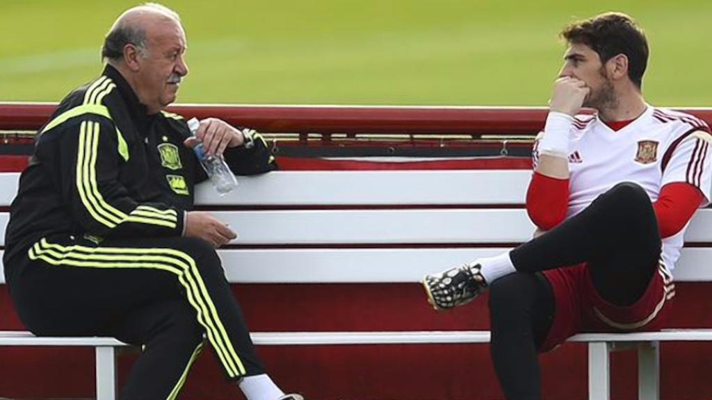 Del Bosque y Casillas en la Selección