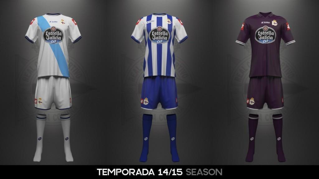 La bandera gallega llega a la elástica del Dépor.