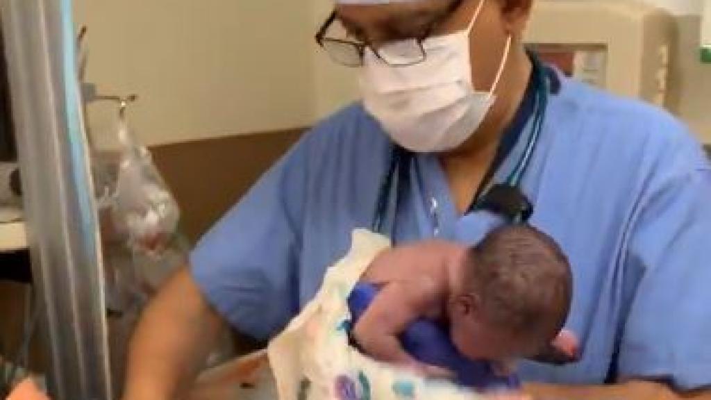 Imagen del vídeo que recoge el momento de la caída