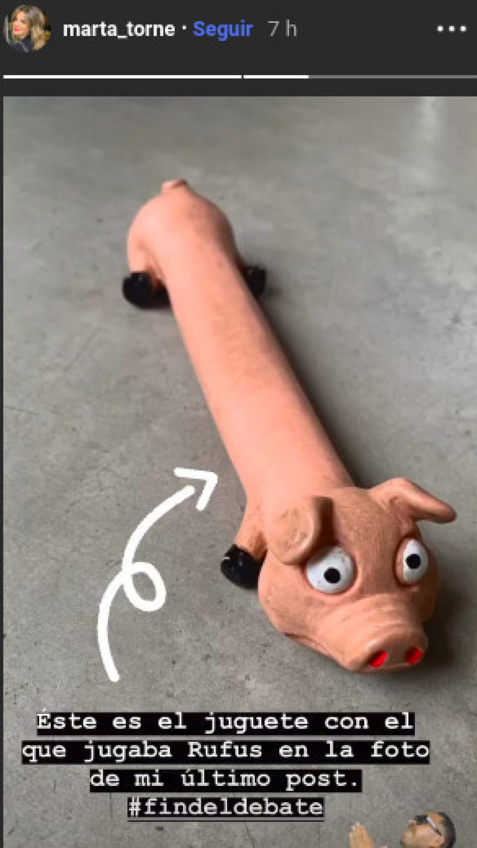 Captura de las stories de Torné