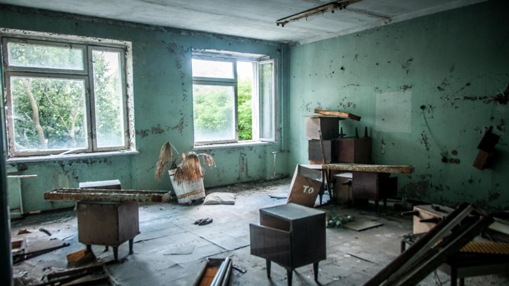 Edificio abandonado en Prypiat
