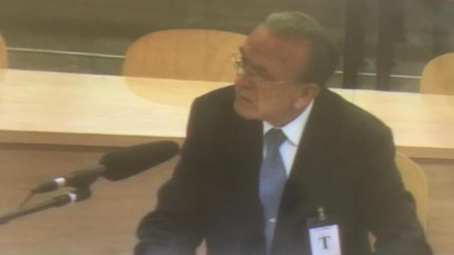 Isidro Fainé durante su comparecencia en el juicio de Bankia este miércoles.