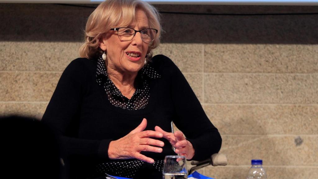 Manuela Carmena durante un debate.