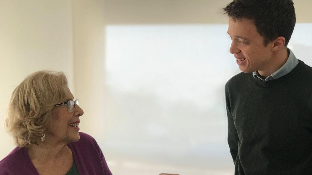 Manuela Carmena e Íñigo Errejón.