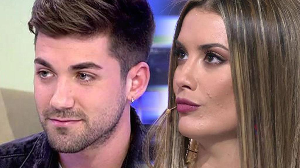 Candela Acevedo y Alejandro Albalá en un montaje de Telecinco.