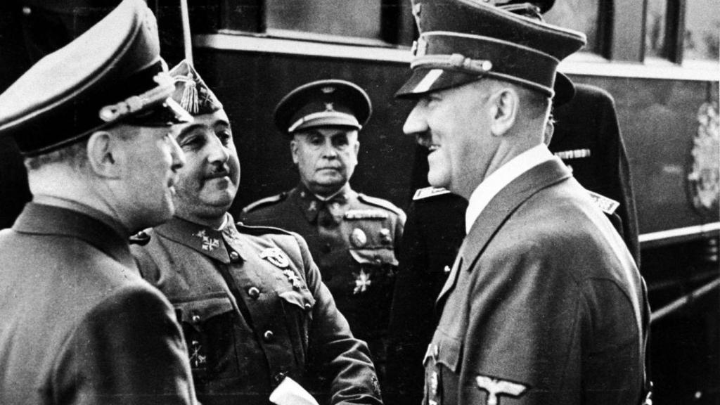 Hitler y Franco en Hendaya