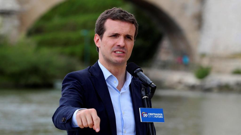 El presidente del PP, Pablo Casado presenta en Zaragoza el programa electoral europeo para las elecciones del 26 de mayo