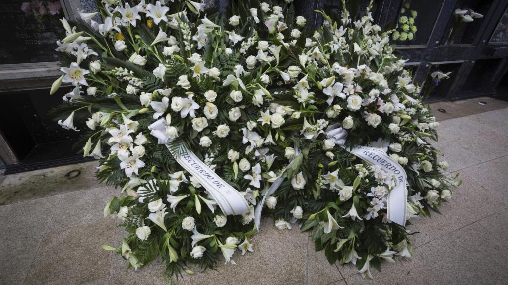 Lugar donde está enterrada Sara, en el cementerio de Palmeira.