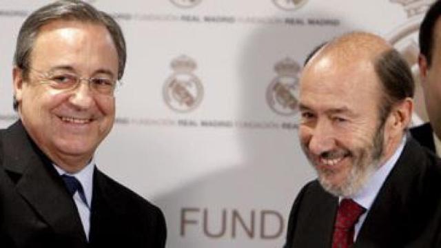 Florentino Pérez y Alfredo Pérez Rubalcaba
