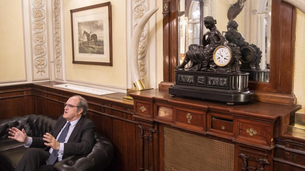 El catedrático de Metafísica, durante la entrevista con EL ESPAÑOL.