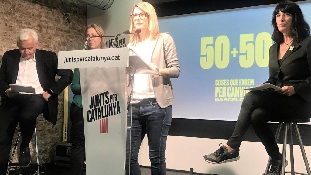 Elsa Artadi ha leído  las palabras de Forn en un acto en Barcelona