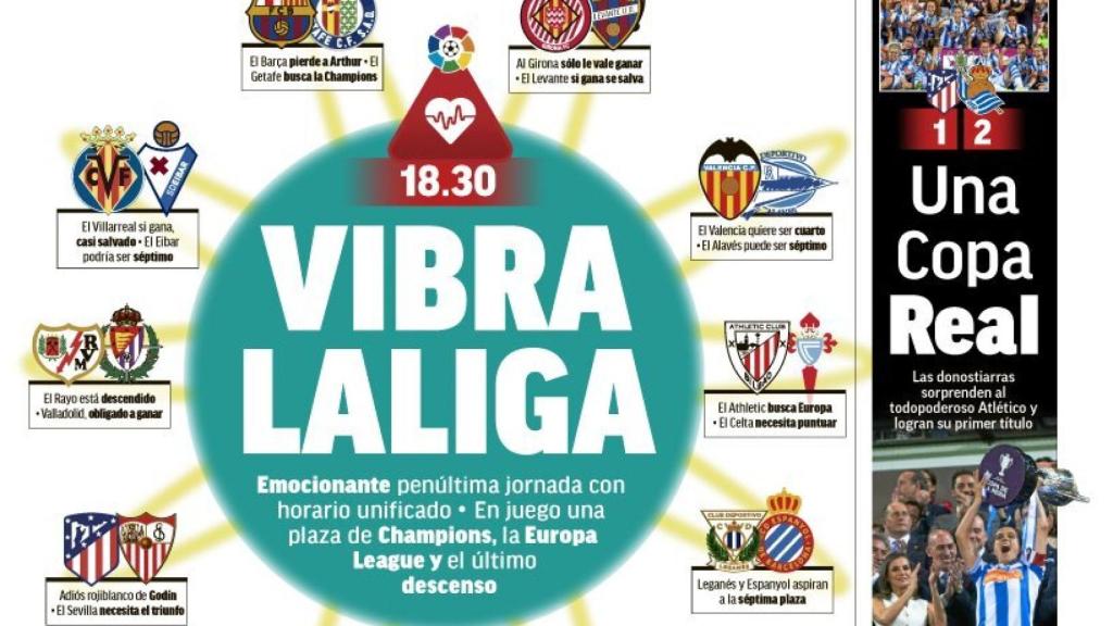 Portada MARCA (12/05/19)