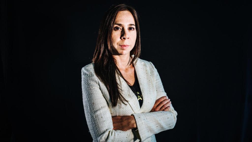 Romy Moreno, esposa de Roberto Marrero, tras la charla con EL ESPAÑOL.