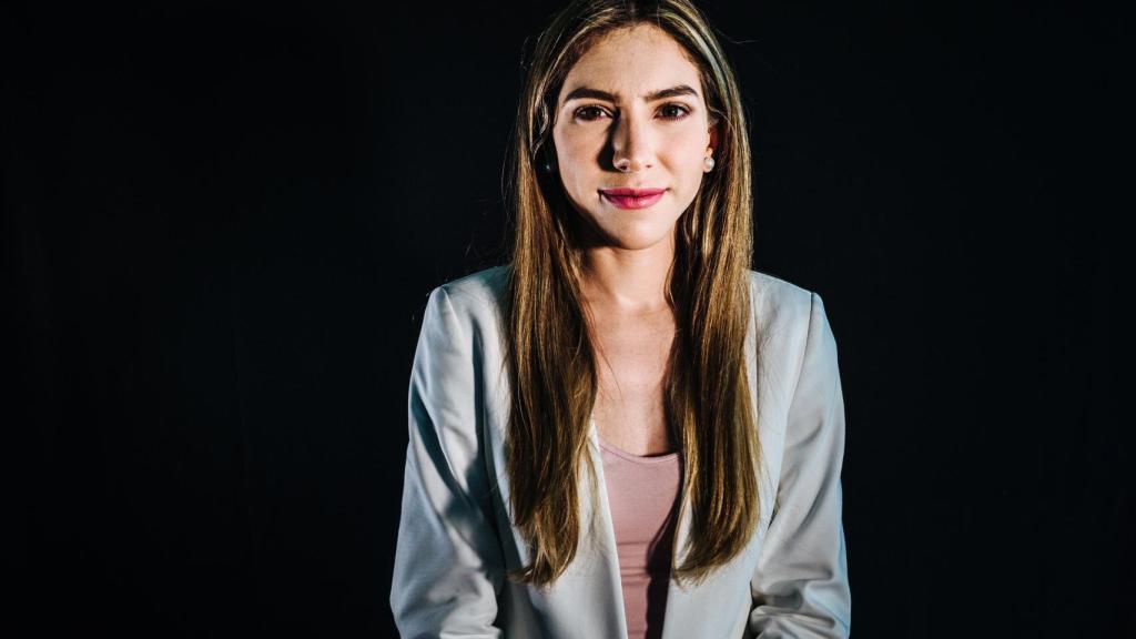 Fabiana Rosales, esposa de Juan Guaidó, tras su charla con EL ESPAÑOL.