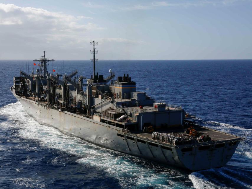 Buque estadounidense desplegado en la región.