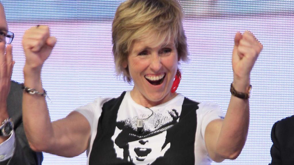 La presentadora durante una promoción de 'Gran Hermano' en 2012.