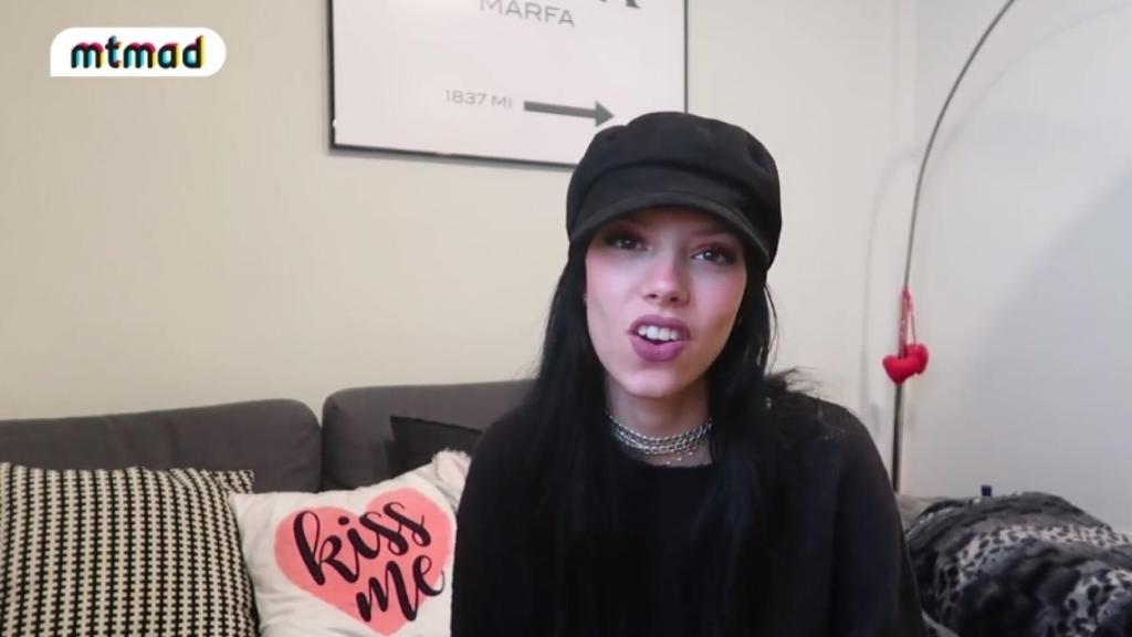 Alejandra Rubio en su último vídeo para MtMad.