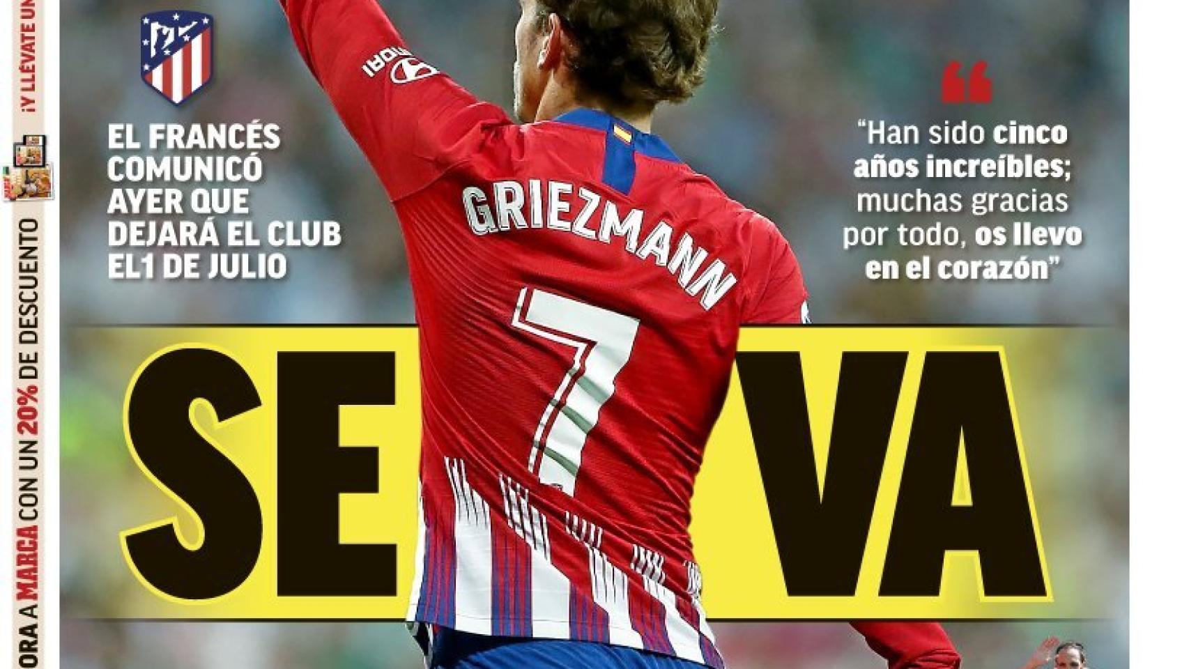 Portada MARCA (15/05/19)