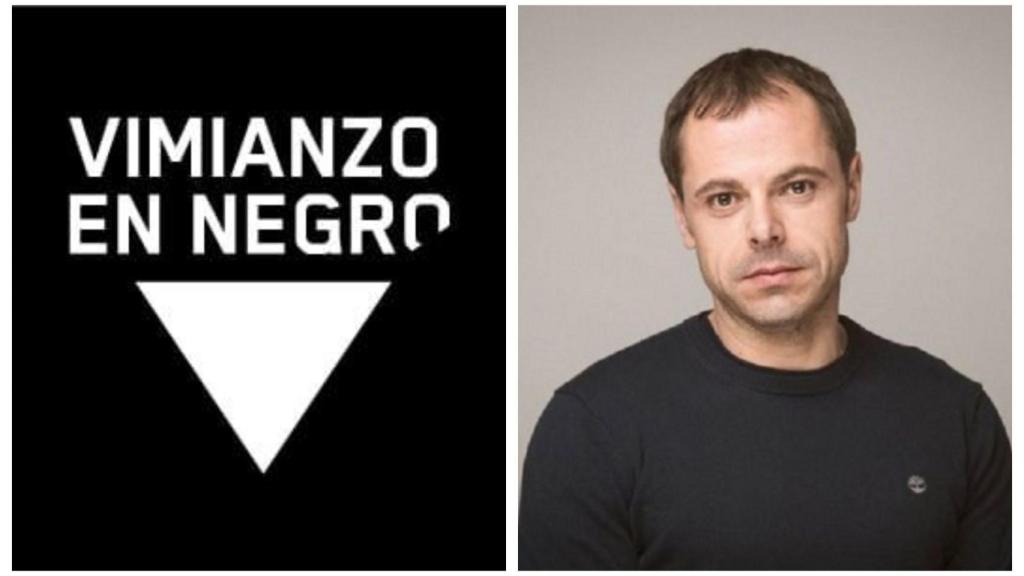 El cartel que ha publicado el concello de Vimianzo y la fotografía del presunto agresor