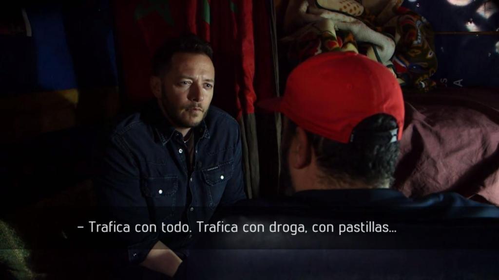 Imagen de la entrevista al Pablo Escobar marroquí en el programa En el Punto de Mira
