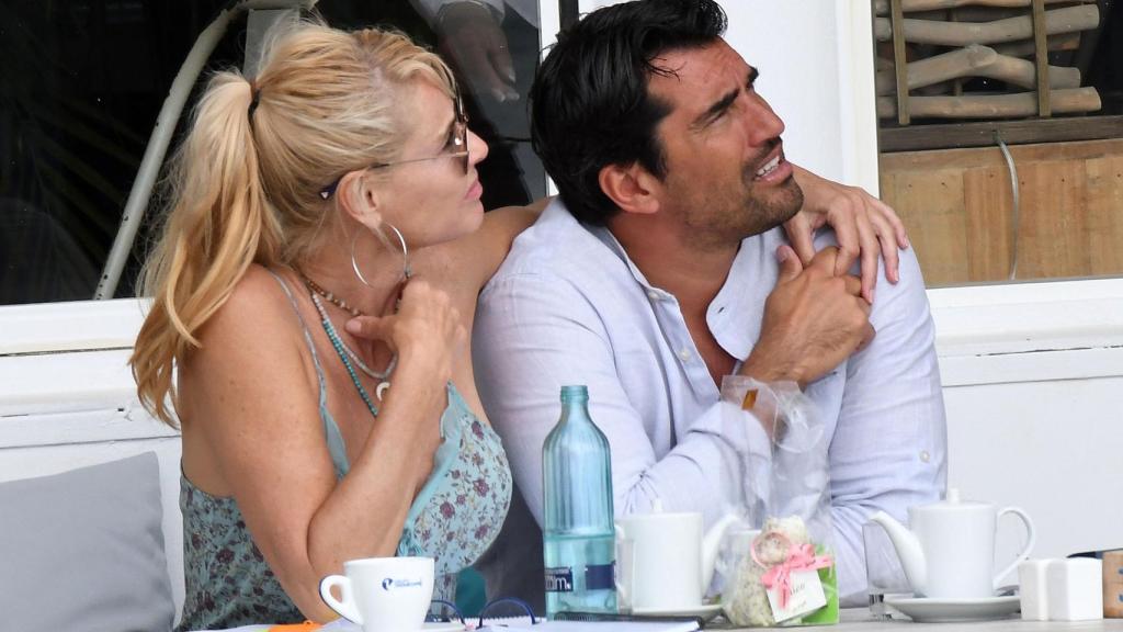 Belén Rueda y Francis Malfatto en su última aparición pública juntos, en marzo de este año.