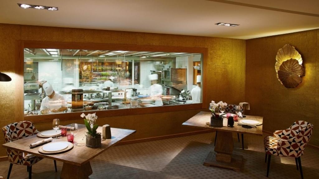 Interior del restaurante Santceloni. Foto: Santceloni