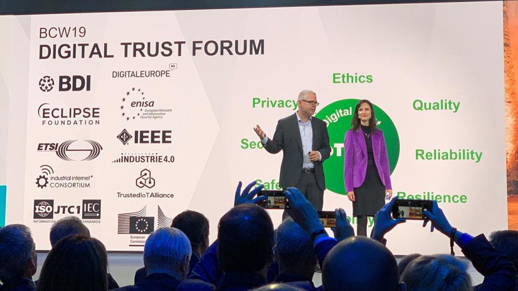 La comisaria ha hecho estas declaraciones en el Bosch ConectedWorld en Berlín.