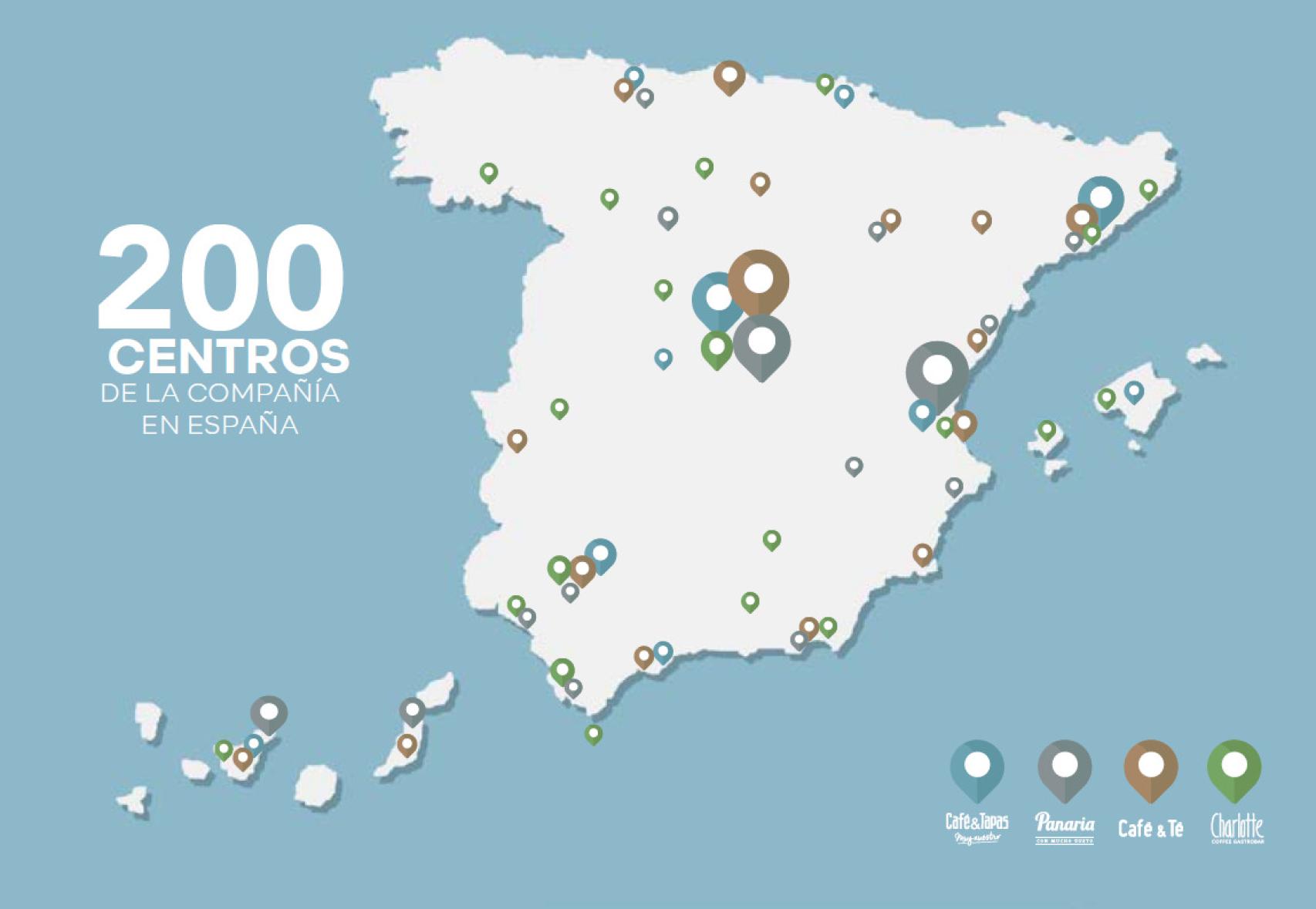 Distribución de Compañía del Trópico en España.