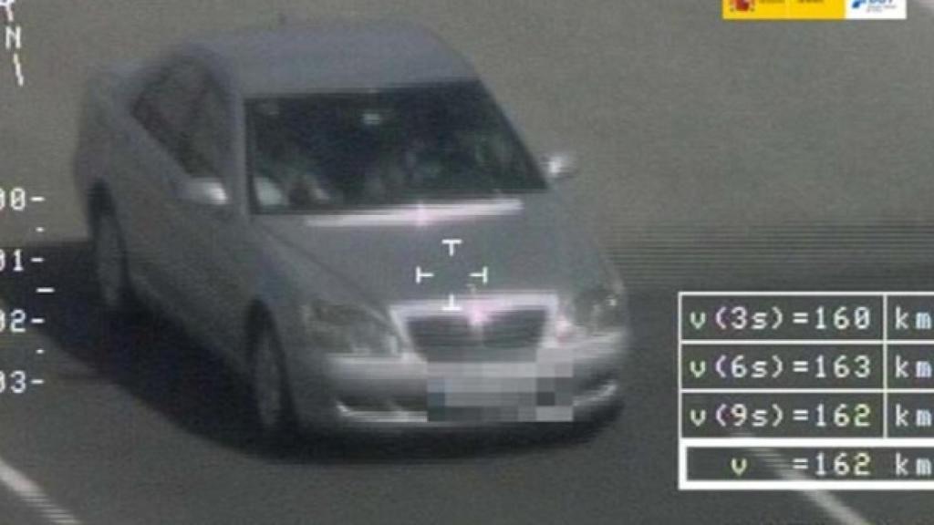 Conductor 'pillado' por el Pegasus.