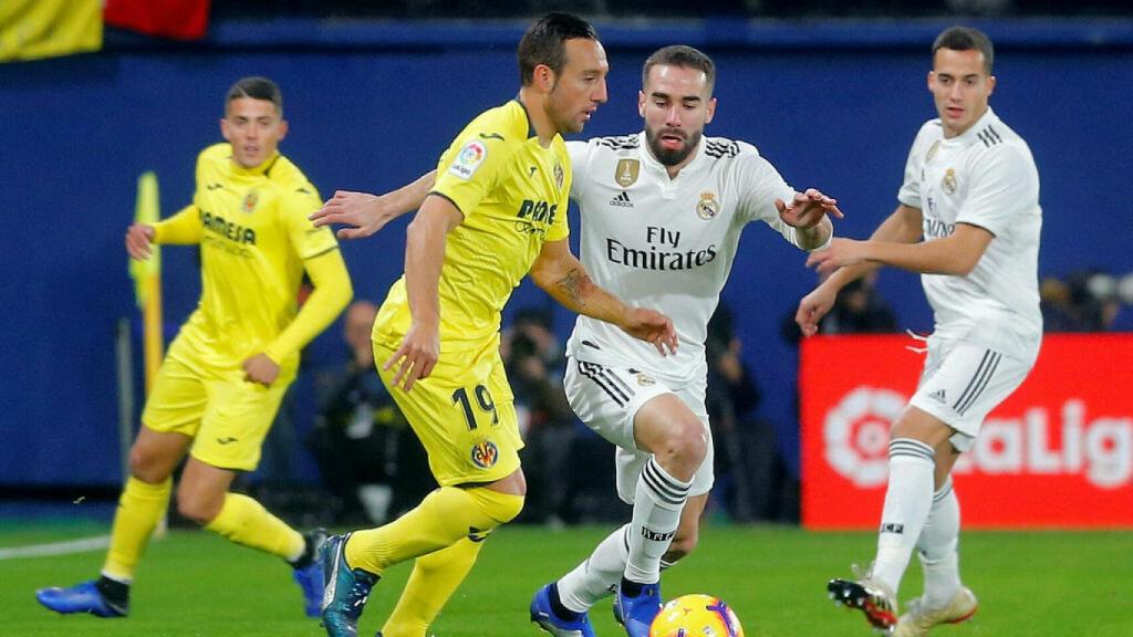 Santi Cazorla, en un partido del Villarreal ante el Real Madrid